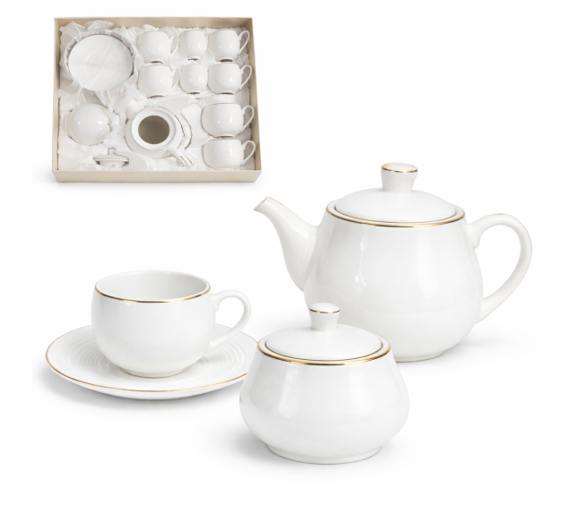 18047-00 Сервіз чайний 14 пр. "Елен" - фото