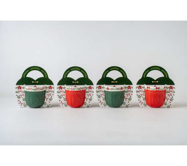 20511 Чашка "Плетений орнамент" кольоровий мікс - фото 1