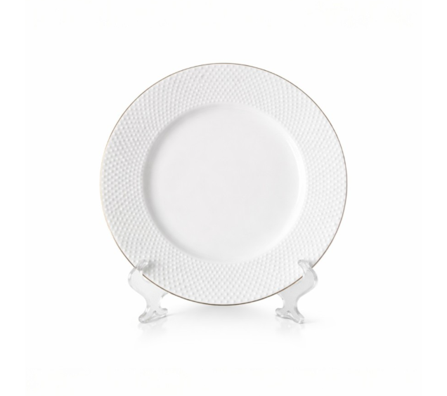 30201-00 Тарілка 10,5' Viva, золотий обідок - фото