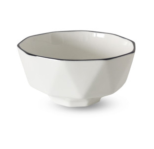 30320-00 Салатник 4,5', чорний обідок - фото