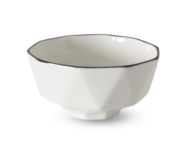 30320-00 Салатник 4,5', чорний обідок - фото