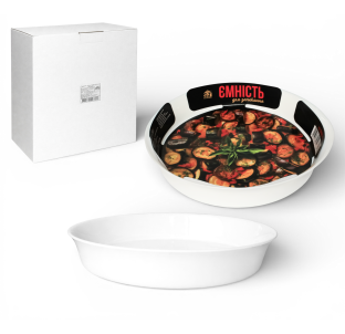 50061-01 Ємність для запікання кругла 30*28*5см; 2,3л - фото