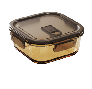 6047 Ємність для зберігання 13*13*5.5см; 750мл - фото