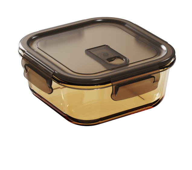 6047 Ємність для зберігання 13*13*5.5см; 750мл - фото