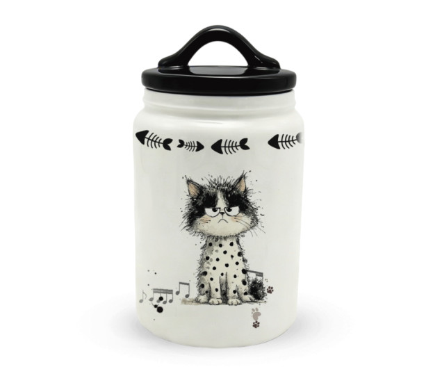 700-10-23 Ємність для сипучих продуктів "Котики" - фото