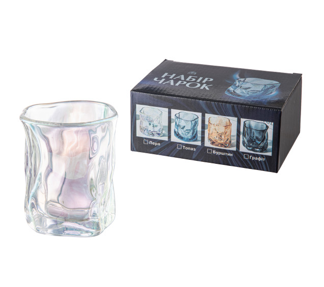 768-19 Набір чарок, 6 шт перл - фото