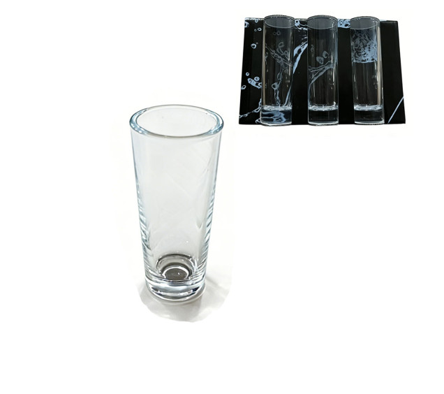 9342 Набір чарок 6шт, прозорий - фото