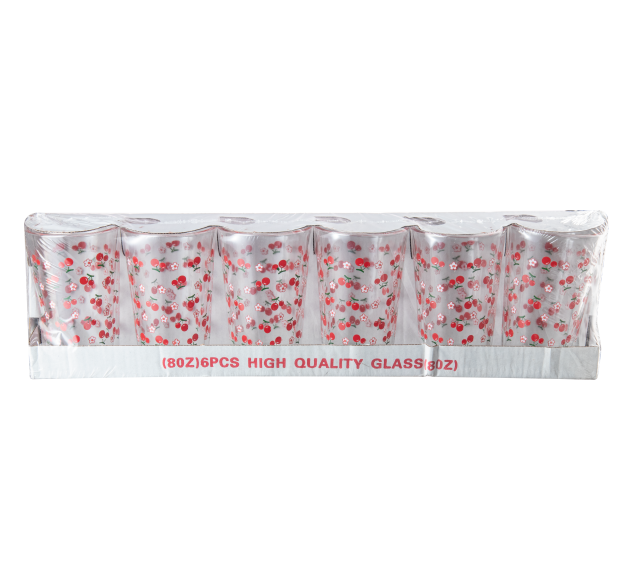 945-8 Набір склянок  6шт. "Вишні" - фото