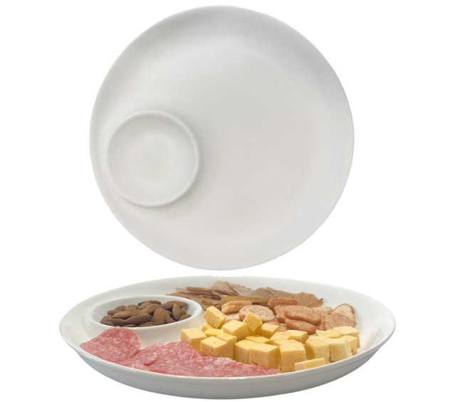 503597-1 Блюдо 12' з соусницею - фото