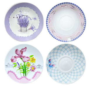 1520 Блюдце Мікс - фото