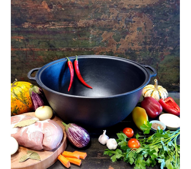 V18CPGr Казан 18 л з кришкою-сковородою гриль - фото 2