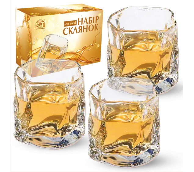 767-18 Набір склянок для віскі, 6 шт прозорий 260мл - фото