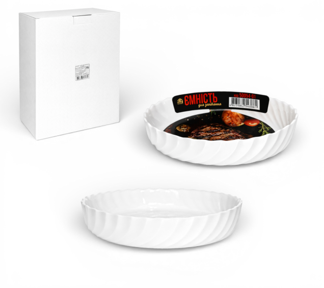 50054-01 Ємність для запікання овальна 22*16,5*5см; 0,95л - фото