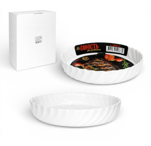 50055-01 Ємність для запікання овальна 31*24*7см; 2,5л - фото