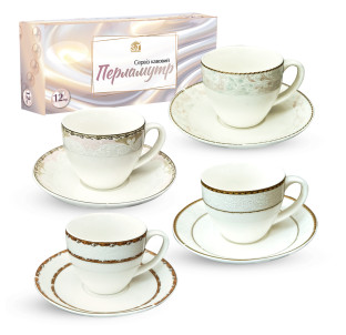 15307 Сервіз кавовий 12пр. "Перламутр" 100 мл - фото