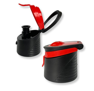 д/термосів кришка відкидна велика червона - фото