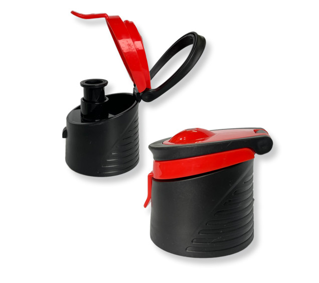 д/термосів кришка відкидна велика червона - фото