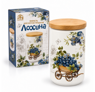 700-14-27 Ємність для сипучих продуктів "Лохина" (800мл) - фото