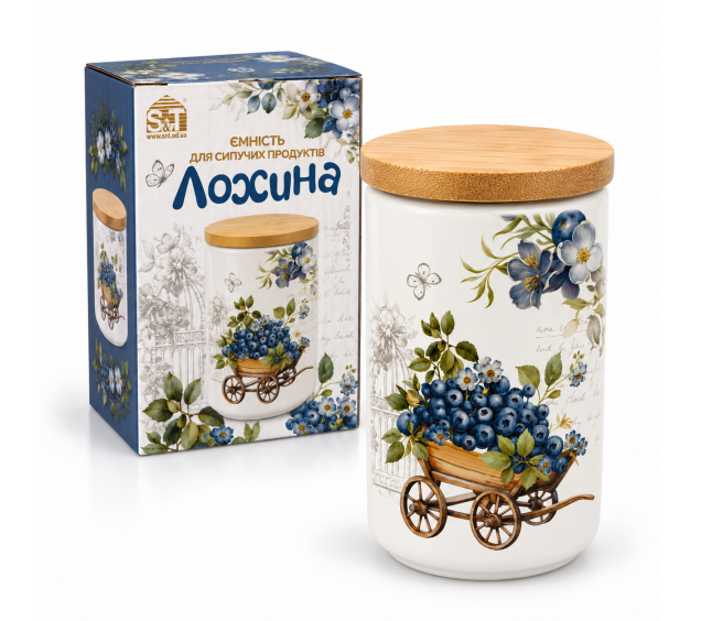 700-14-27 Ємність для сипучих продуктів "Лохина" (800мл) - фото
