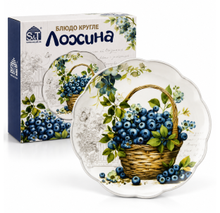 700-35-27 Блюдо кругле "Лохина" (20см) - фото