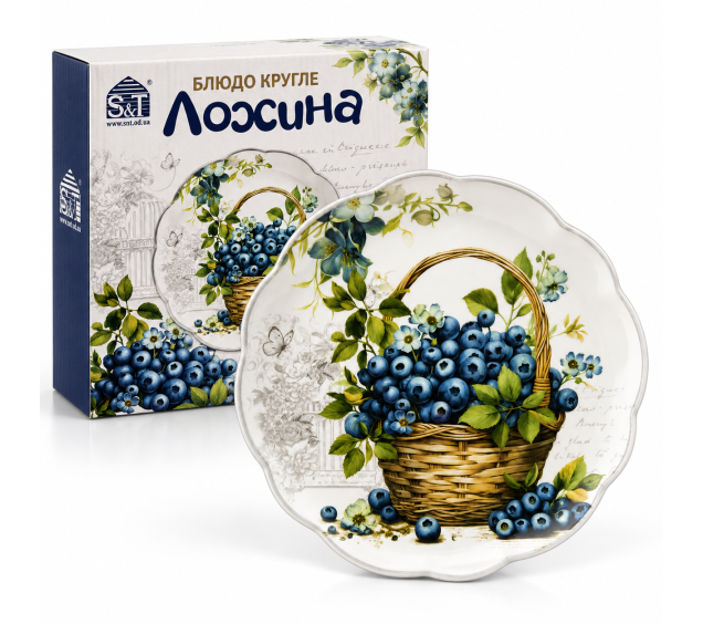 700-35-27 Блюдо кругле "Лохина" (20см) - фото