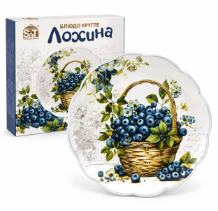 700-36-27 Блюдо кругле "Лохина" (24,5см) - фото