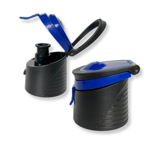 д/термосів кришка відкидна велика блакитна - фото