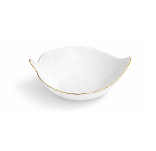 30165-00 Салатник 7\' Листок, золотий кант 350мл - фото