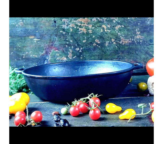 Т104 Жаровня чавунна 28*6см - фото 3