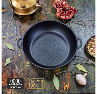 Т104 Жаровня чавунна 28*6см - фото