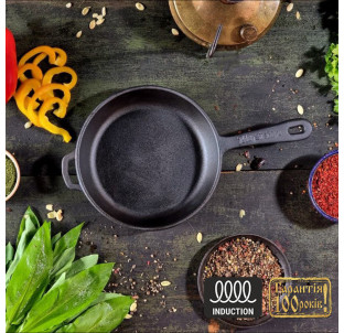 Т2011 Сковорода чавунна 20*4см - фото