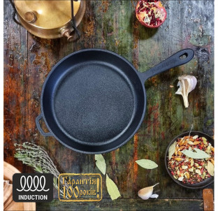 Т2013 Сковорода чавунна 24*4см - фото