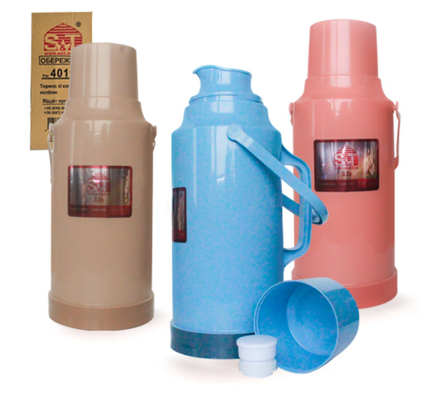 40115 Термос зі скляною колбою 3,2 л - фото